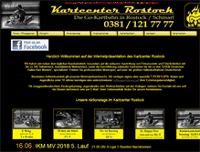 Tablet Screenshot of kartcenter-rostock.de